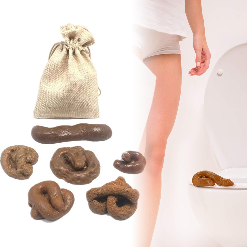 Fake Poop Gag Gift - 6 Pz/set Cacca Scherzo Giocattolo Forme