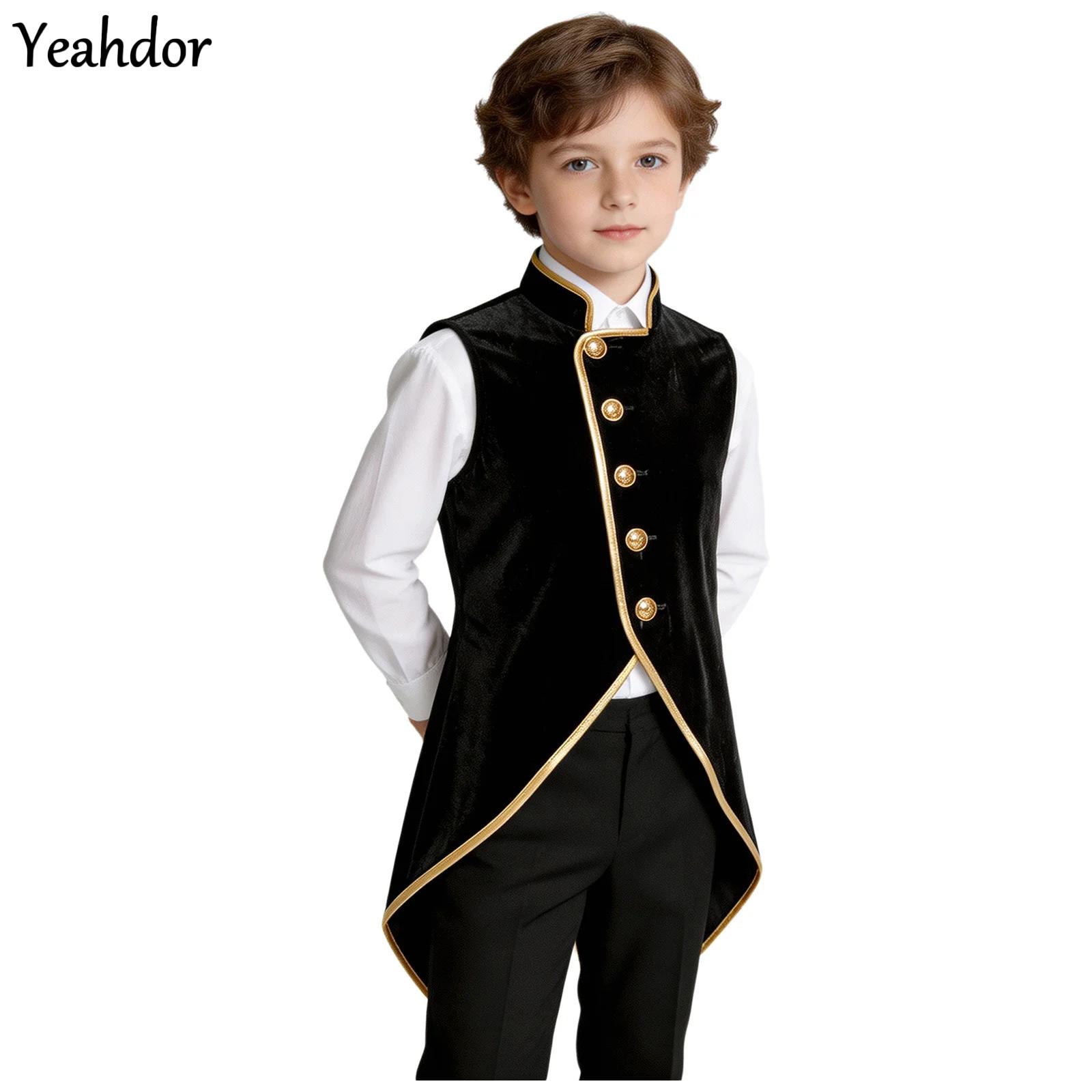 Costumes - Giacca in velluto stile retrò medievale,
