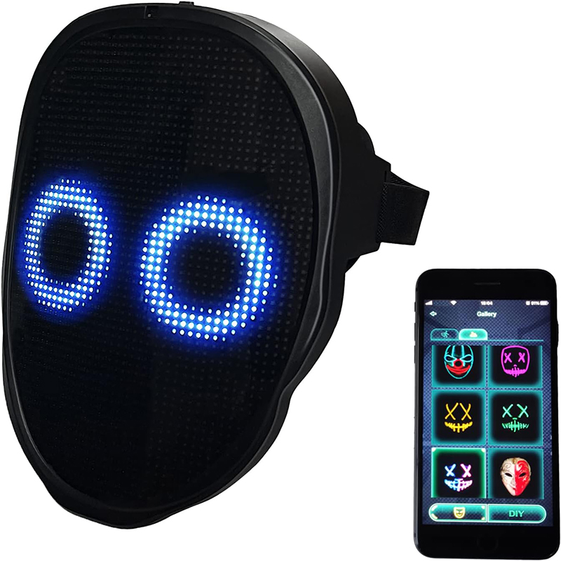 Led Purge Mask Halloween - Maschera illuminata a LED per feste