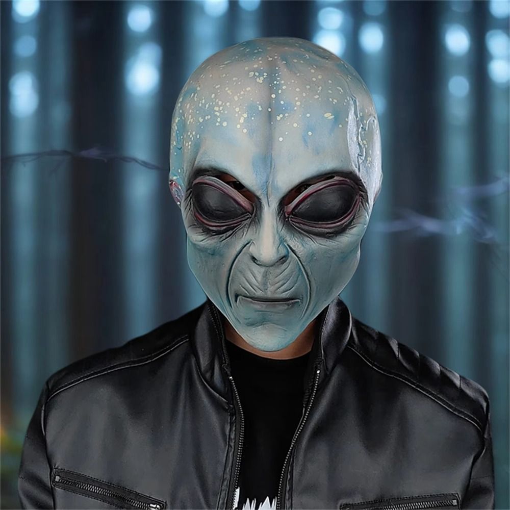 Latex Alien Mask Realistic - Maschera Aliena in Lattice, Maschera Integrale