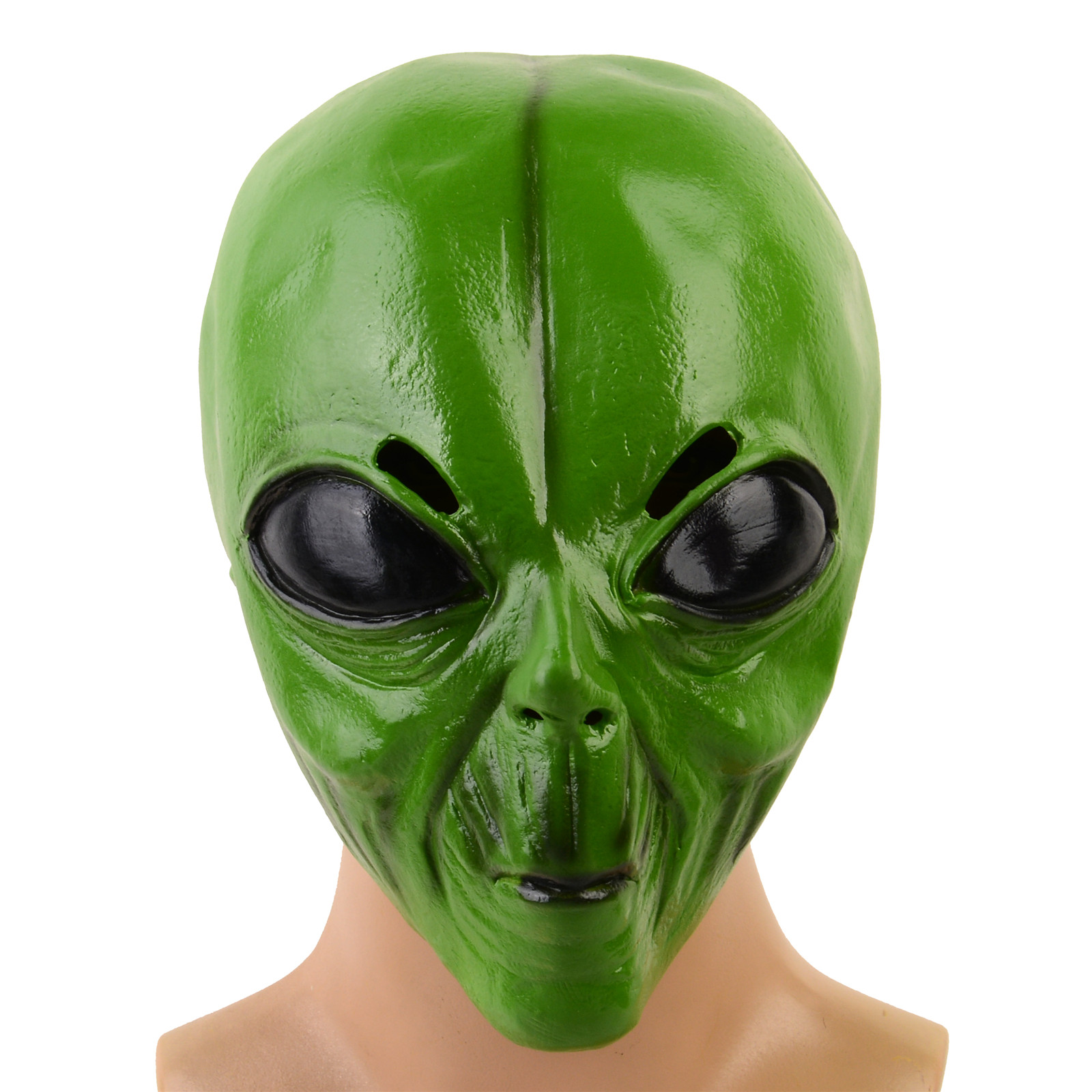 Latex Alien Mask Realistic - Maschera Realistica in Lattice Verde a