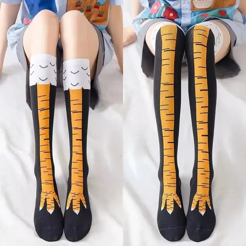 Funny Chicken Leg Socks - Divertente calza con zampa di pollo