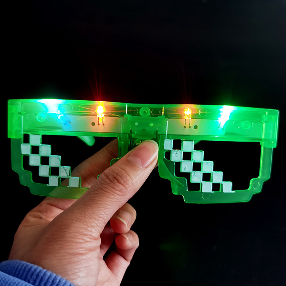 10/20/30 LED Occhiali a mosaic - Glow In The Dark Party Glasses recensione e prezzo