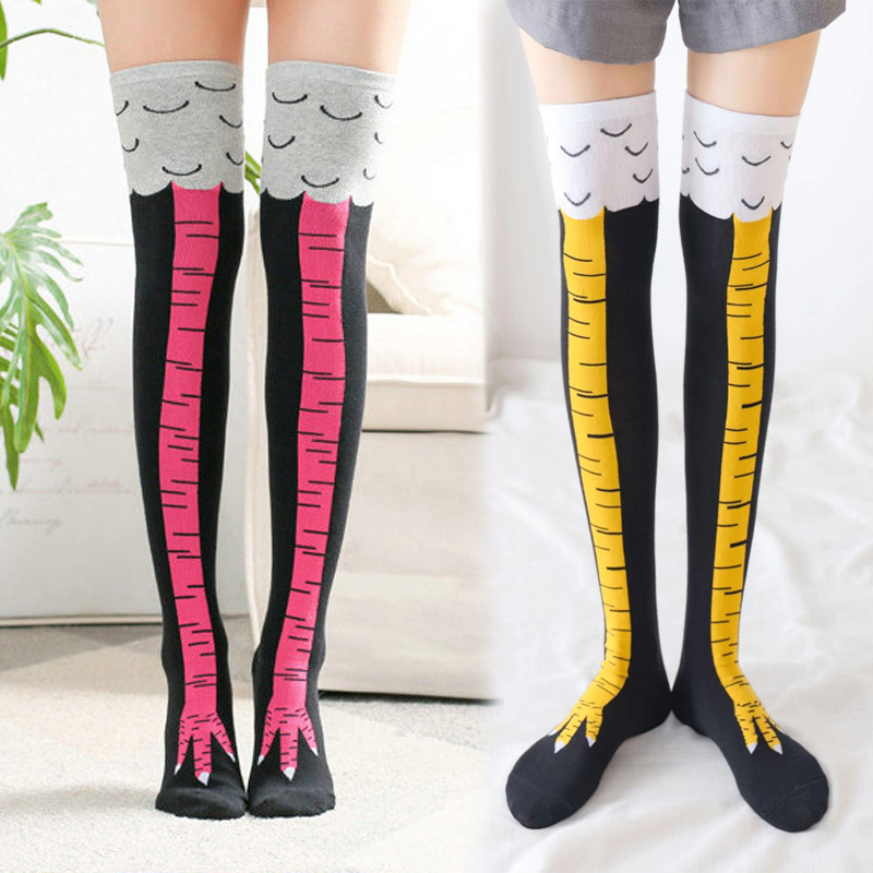 1 paio di calzini alti al gino - Funny Chicken Leg Socks recensione e prezzo