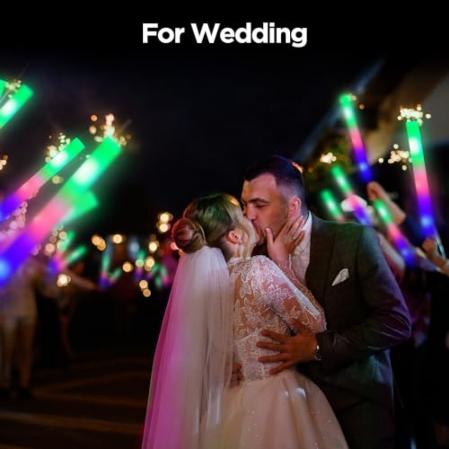 Confezione di bastoncini lumin - Flashing Led Foam Sticks Party recensione e prezzo