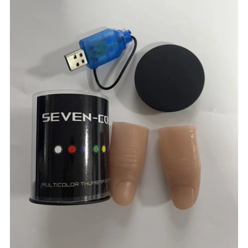 Sette colori LED Luce Pollice  - Thumb Tip Magic Trick Set recensione e prezzo