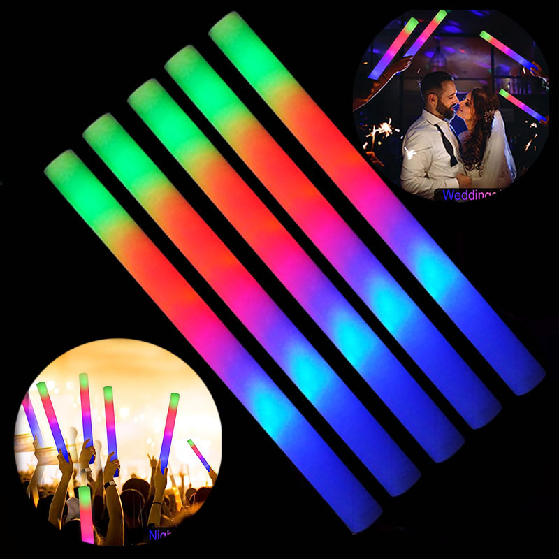 30/60 pz LED Glow Foam Stick L - Flashing Led Foam Sticks Party recensione e prezzo