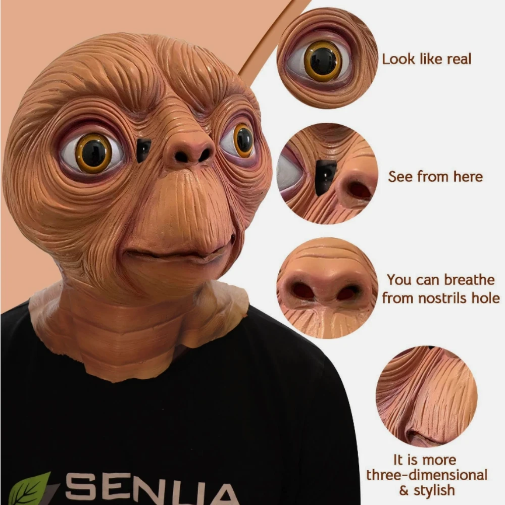 Realistico ET Alien Maschera i - Latex Alien Mask Realistic recensione e prezzo