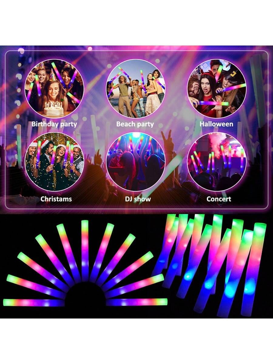 Bastoncini Luminosi in Schiuma - Flashing Led Foam Sticks Party recensione e prezzo