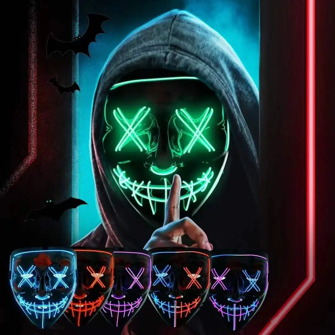 Maschera incandescente spavent - Led Purge Mask Halloween recensione e prezzo