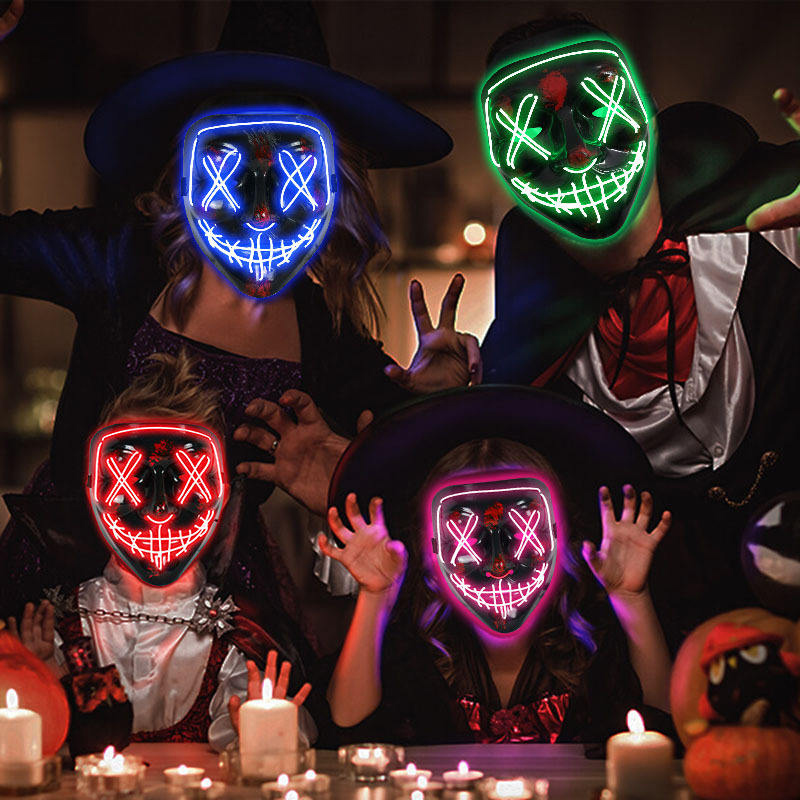 Spaventoso Halloween Cosplay M - Led Purge Mask Halloween recensione e prezzo