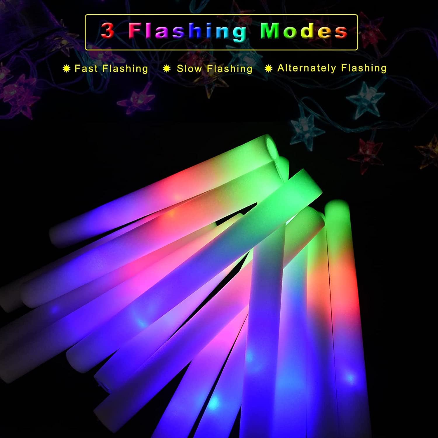 Bastoncini luminosi in schiuma - Flashing Led Foam Sticks Party recensione e prezzo