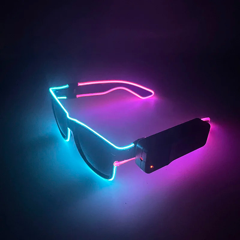 Nuovi occhiali luminosi a LED  - Glow In The Dark Party Glasses recensione e prezzo