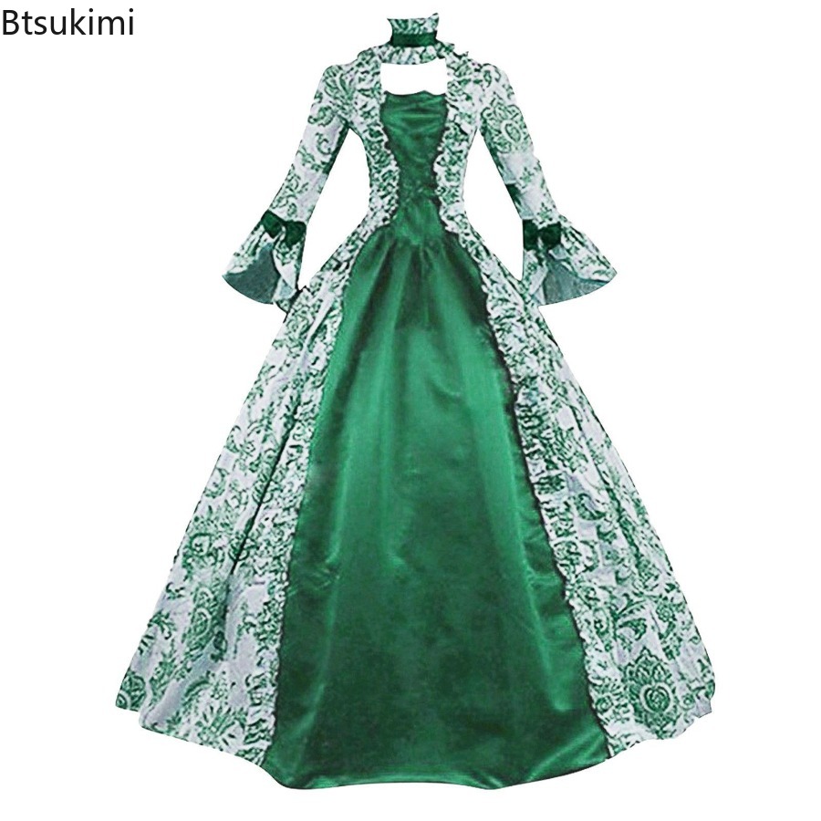 Nuovo Abito Medievale con Mani - Medieval Renaissance Dress Women recensione e prezzo