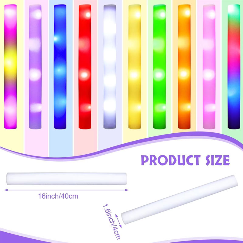 20 Pezzi Bastoncini Luminosi i - Flashing Led Foam Sticks Party recensione e prezzo