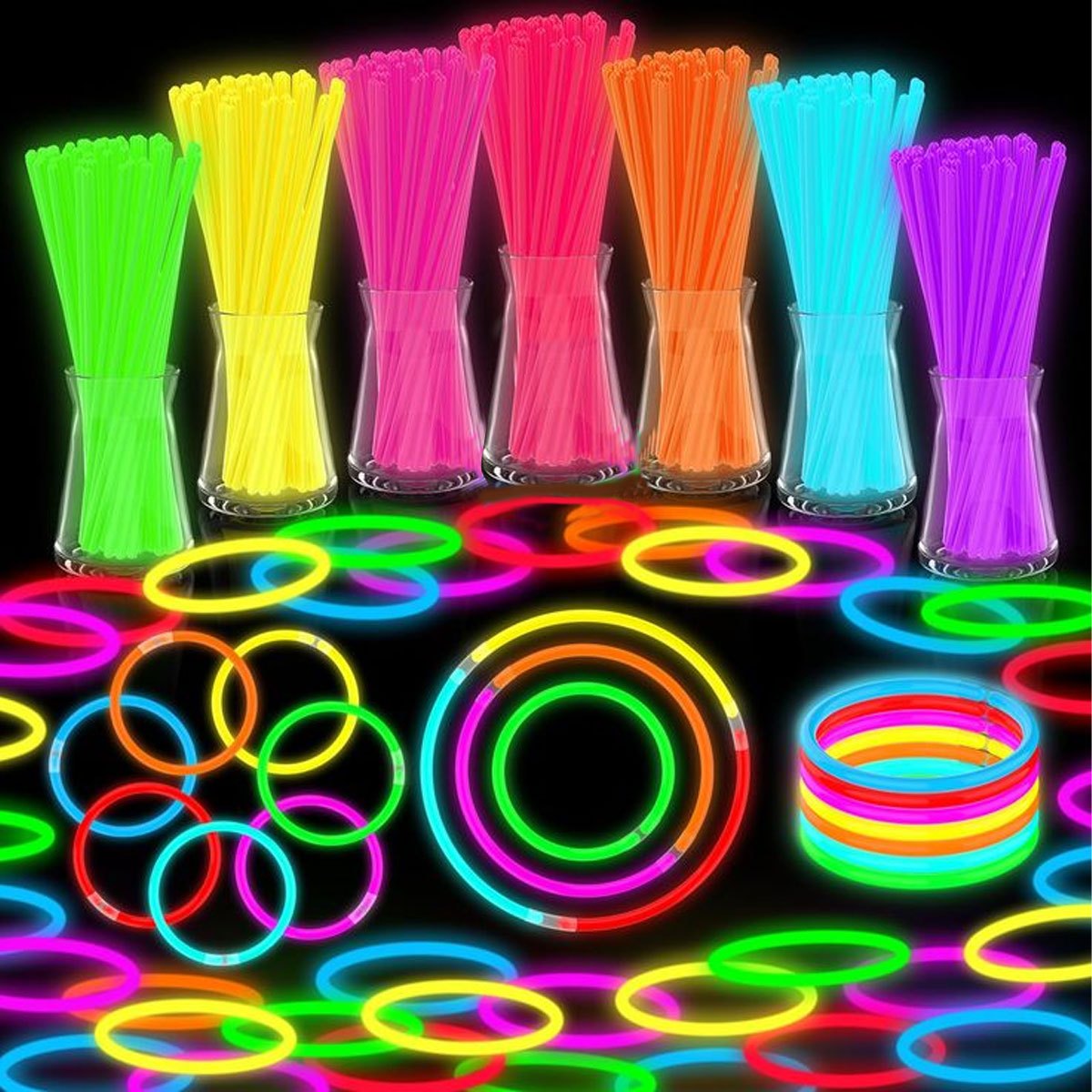 Set di 15/35 Bastoncini Lumino - Glow In The Dark Party Glasses recensione e prezzo