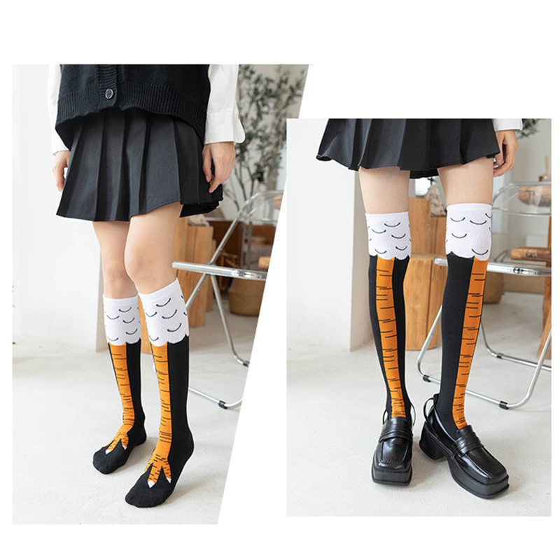 Calzini da donna a forma di za - Funny Chicken Leg Socks recensione e prezzo
