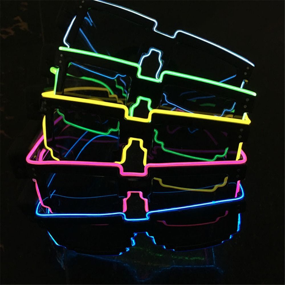 Novel Mosaic LED Glasses Wirel - Glow In The Dark Party Glasses recensione e prezzo
