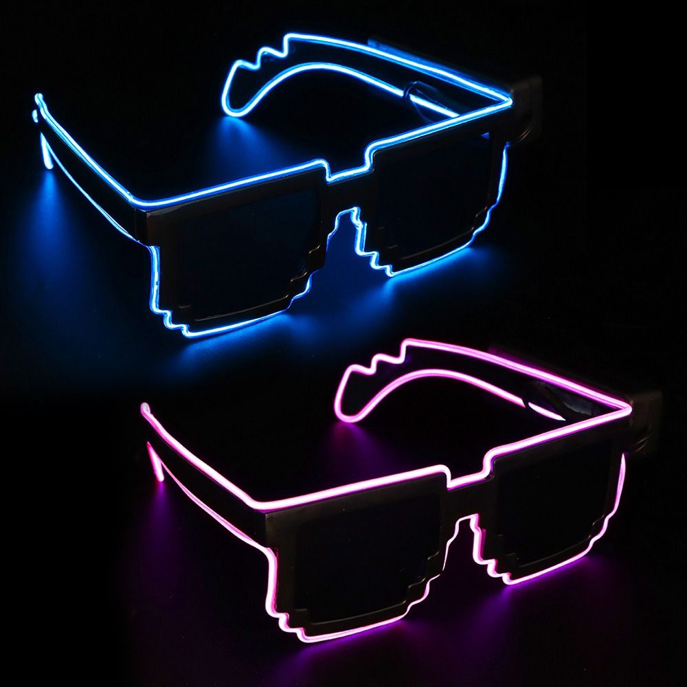 Novel Mosaic LED Glasses Wirel - Glow In The Dark Party Glasses recensione e prezzo