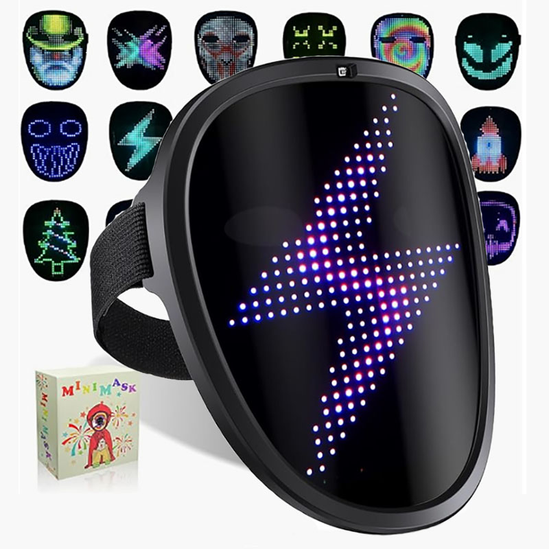 Maschera LED con rilevamento d - Led Purge Mask Halloween recensione e prezzo
