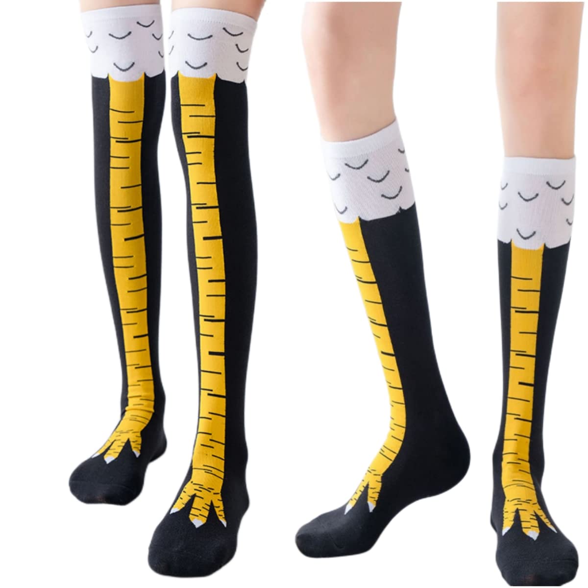 1/2/5 Paia di Calze al Ginocch - Funny Chicken Leg Socks recensione e prezzo