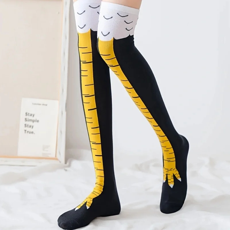 1/2 paia di calze lunghe da do - Funny Chicken Leg Socks recensione e prezzo