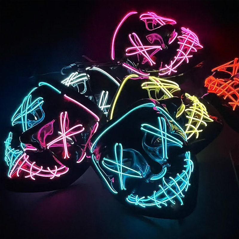 Maschere LED Luminose Wireless - Led Purge Mask Halloween recensione e prezzo