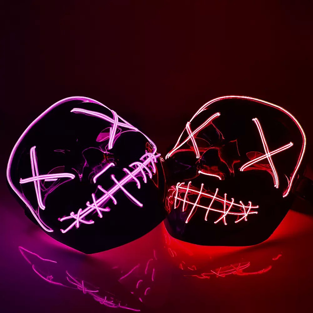 Maschere LED Luminose Wireless - Led Purge Mask Halloween recensione e prezzo