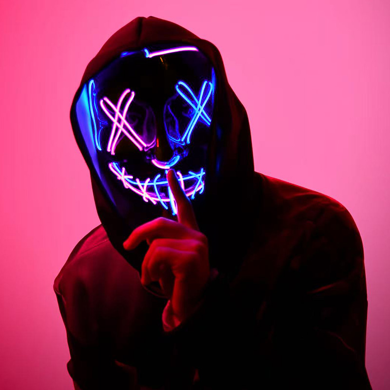 Maschere LED Luminose Wireless - Led Purge Mask Halloween recensione e prezzo